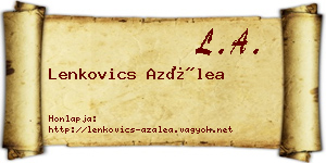 Lenkovics Azálea névjegykártya